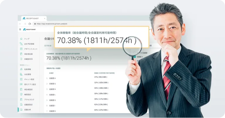 会議室の過不足をデータで解決